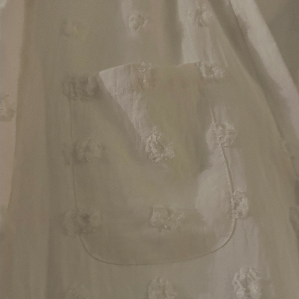 Elegant White Midi Dress - Picture 6 of 9